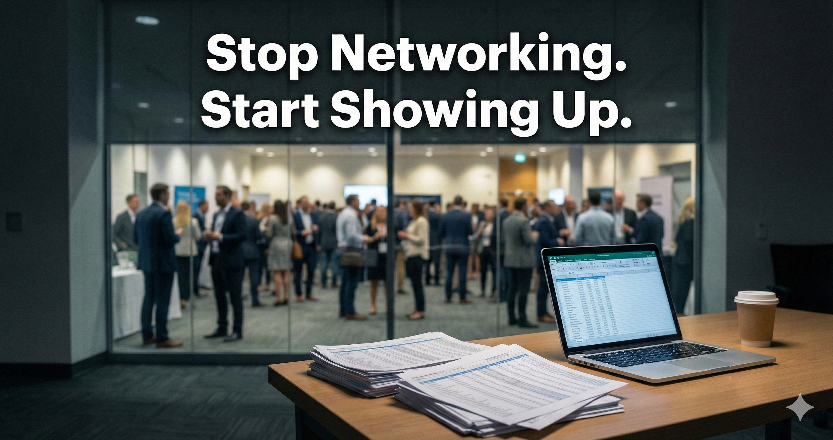 Stop Networking. Start Showing Up.
