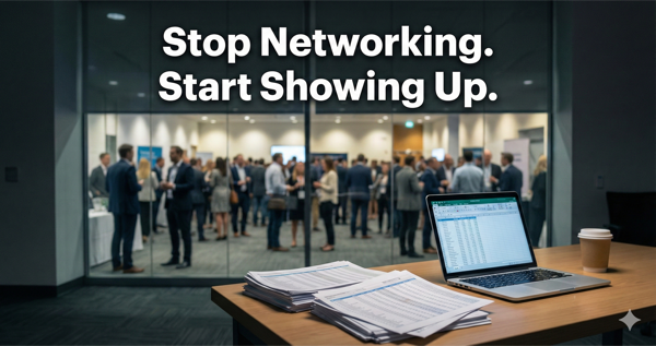 Stop Networking. Start Showing Up.